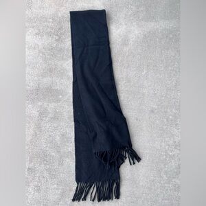 Polo Ralph Lauren cashmere wool black scarf NWT